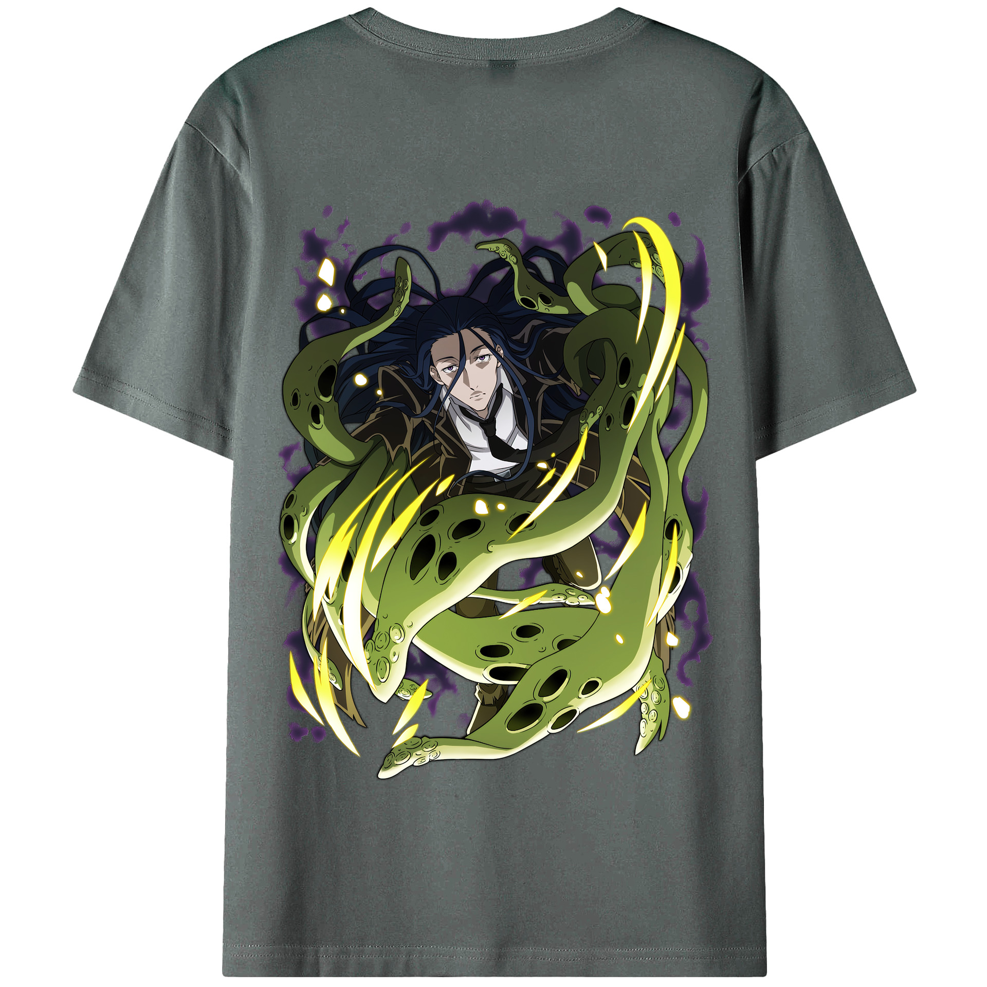 （画像用） 文豪ストレイドッグス Bungo Stray Dogs 綿100％半袖Tシャツ（背面プリント）